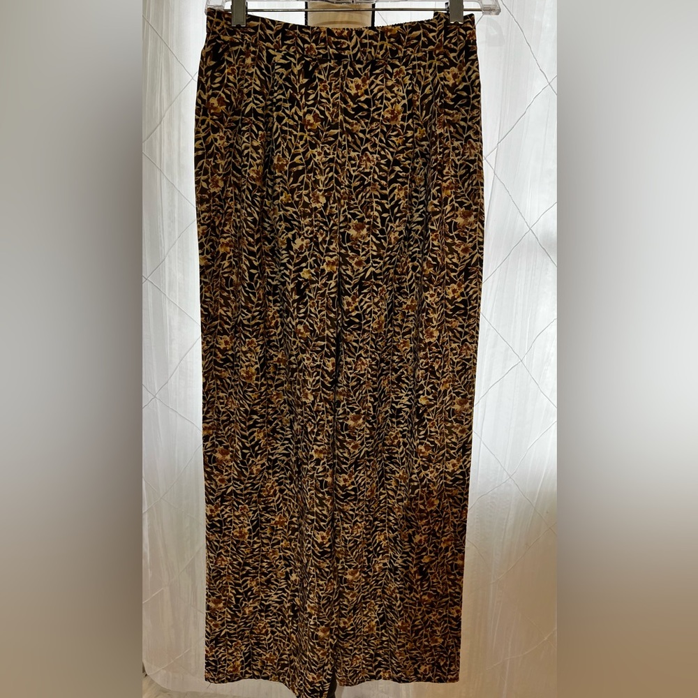Petite Sophisticate vintage floral pants